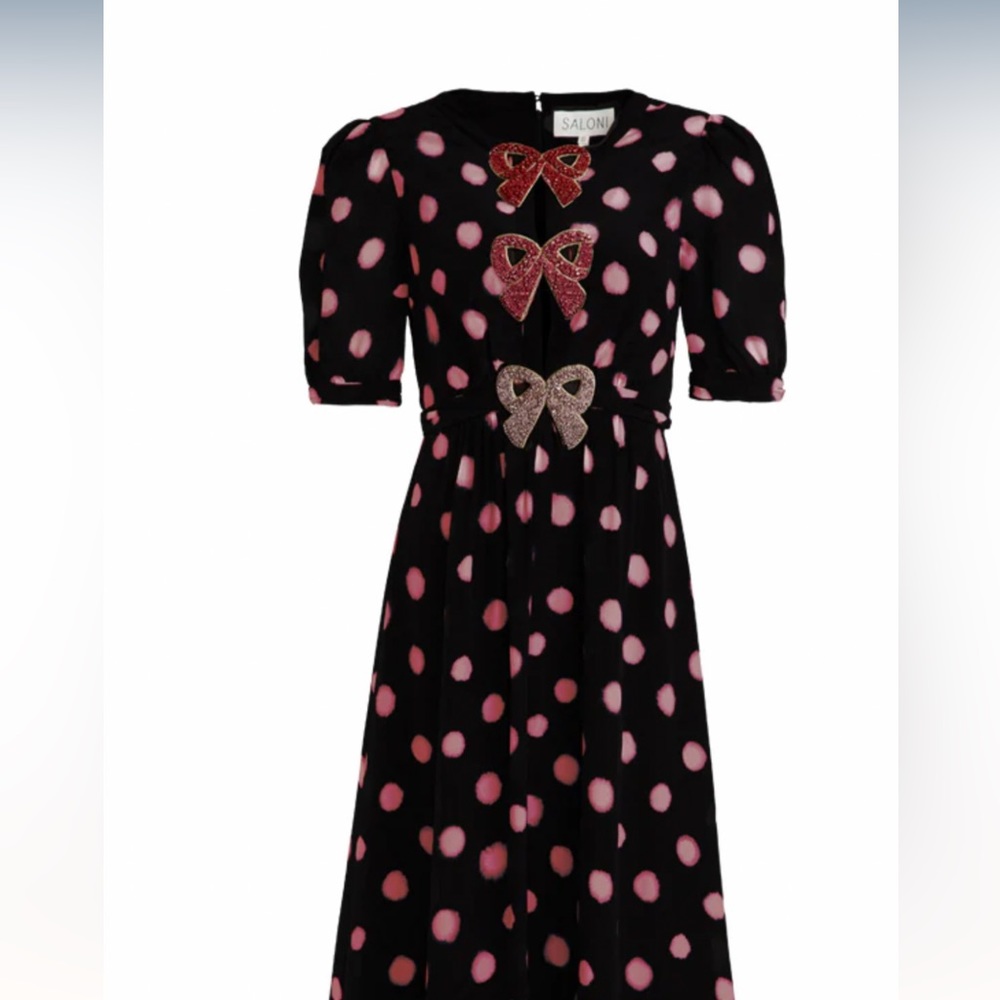 Saloni Jamie dress blush sz 6